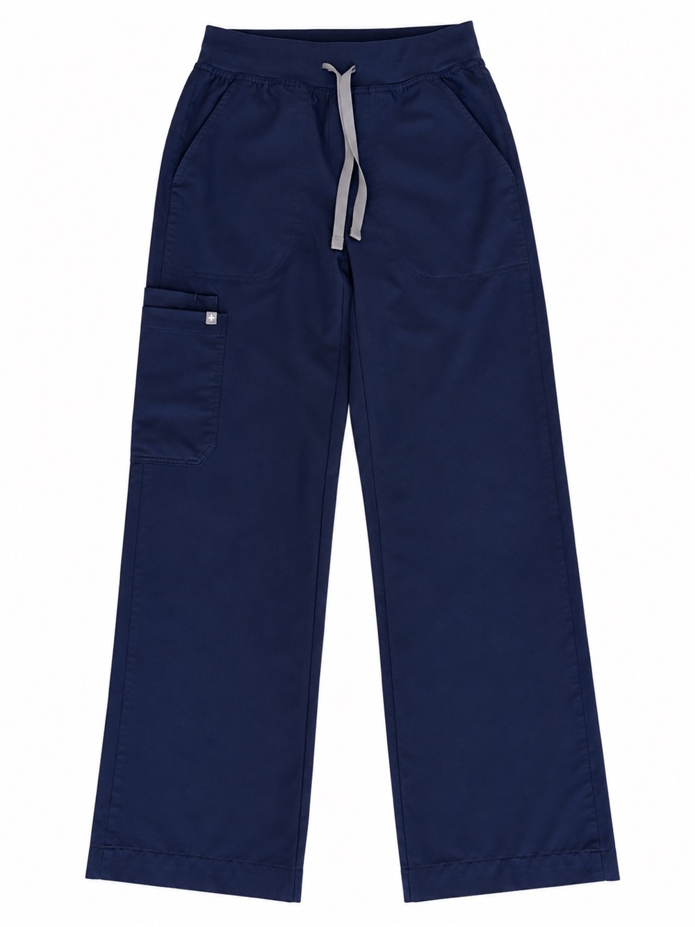 Figs Isabella Navy Wide-Leg Scrub Pant